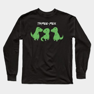 Three-Rex Long Sleeve T-Shirt